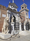 The Porta Magna, Arsenal, Venice, UNESCO World Heritage Site, Veneto, Italy, Europe
