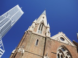 Buy Wesley Church and Central Park Skyscraper, Perth, Western Australia, Australia, Pacific at AllPosters.com