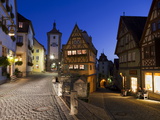 Buy Ploenlein, Siebers Tower, Rothenburg Ob Der Tauber, Franconia, Bavaria, Germany, Europe at AllPosters.com