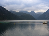 Salmon Fish Farm, Rosendal, Hardangerfjord, Hordaland, Norway, Scandinavia, Europe