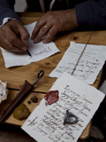 Buy Ancient Style of Writing During An Historical Reenactment at Venice Arsenale, Venice, Veneto, Italy at AllPosters.com
