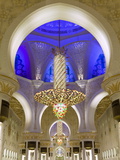 Largest Chandelier in the World Inside Sheikh Zayed Bin Sultan Al Nahyan Mosque, Abu Dhabi