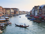 A Gondola Crossing the Grand Canal, Venice, UNESCO World Heritage Site, Veneto, Italy, Europe Photographic Print