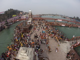 Buy Holy Ghat of Har Ki Pauri in Haridwar During Kumbh Mela in 2010, Hardiwar, Uttarkhand, India, Asia at AllPosters.com