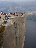 Buy Preikestolen Rock, Lysefjorden, Rogaland, Norway, Scandinavia, Europe at AllPosters.com
