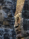 Stone Faces, Which May Depict Jayavarman VII As a Bodhisattva, Bayon Temple, Angkor Thom, Cambodia
