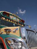 Buy The Colorful Chicken Bus of Guatemala, Antigua, Guatemala, Central America at AllPosters.com