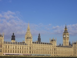 River Thames and the Houses of Parliament, UNESCO World Heritage Site, Westminster, London