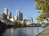 Melbourne Central Business District (Cbd) and Yarra River, Melbourne, Victoria, Australia, Pacific