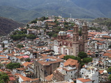 Santa Prisca Church, Plaza Borda, Taxco, Guerrero State, Mexico, North America