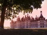 North Facade in the Early Morning, Chateau De Chambord, Loir-Et-Cher, Loire Valley, France