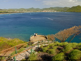 Buy View From Pigeon Point Down to Rodney Bay, St. Lucia, Windward Islands, West Indies, Caribbean at AllPosters.com