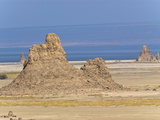 Buy Lac Abbe (Lake Abhe Bad) With Its Chimneys, Republic of Djibouti, Africa at AllPosters.com