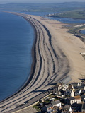 Chesil Beach and the Fleet Lagoon, Weymouth, Dorset, England, United Kingdom, Europe