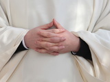 Priest's Hands, Paris, France, Europe