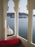 View of Lake Palace Hotel From Jagat Niiwas Palace Hotel, Udaipur, Rajasthan, India, Asia