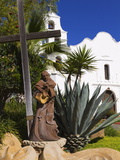 Buy Father Junipero Serra Statue, Mission Basilica San Diego De Alcala, San Diego, California at AllPosters.com