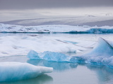 Buy Icebergs Floating on the Jokulsarlon Glacial Lagoon, Iceland, Polar Regions at AllPosters.com