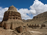Buy Old Mud Stupa in the Old Kingdom of Guge in the Most Western Part of Tibet, China, Asia at AllPosters.com