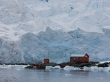 Glacier, Argentine Research Station, Paradise Bay, Antarctic Peninsula, Antarctica, Polar Regions