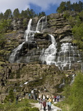 Buy Tvinnefoss Waterfall, Near Voss, Western Norway, Norway, Scandinavia, Europe at AllPosters.com