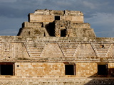 Buy The Nunnery Quadrangle With the Pyramid of the Magician in the Background, Uxmal, Yucatan, Mexico at AllPosters.com