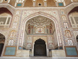 Ganesh Pol (Ganesh Gate) in Amber Fort, Jaipur, Rajasthan, India, Asia