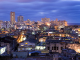 View Over Havana Centro at Night From Hotel Seville, Havana, Cuba