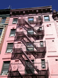 Tenement Building, Fire Escape, Soho, Manhattan, New York City, USA