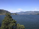 View From Terrace, Lenno, Lake Como, Lombardy, Italy, Europe