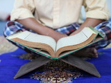 Buy Muslim Man Reading the Quran in Mosque, Ho Chi Minh City, Vietnam, Indochina, Southeast Asia, Asia at AllPosters.com