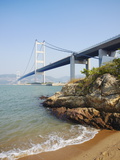 Tsing Ma Bridge, Ma Wan, Hong Kong, China, Asia