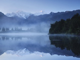 Lake Matheson, Mount Tasman and Mount Cook, Westland Tai Poutini National Park, New Zealand
