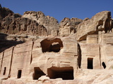 Rock-Cut Nabatean Tombs, Petra, UNESCO World Heritage Site, Jordan, Middle East