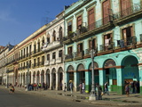 Old Colonial Houses in the Center of Havana, Cuba, West Indies, Caribbean, Central America