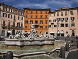 Buy Neptune Fountain, Piazza Navona, Rome, Lazio, Italy, Europe at AllPosters.com