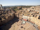 Buy View of Piazza Del Campo From the Tower of Mangia, Siena, Tuscany, Italy, Europe at AllPosters.com