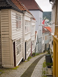 Buy Knosesmauet Street, Stransidden District, Bergen, Hordaland, Norway, Scandinavia, Europe at AllPosters.com