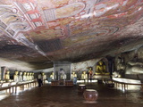 Buy Statues and Painted Roof in Natural Cave in Granite, Cave No 2, Maharaja Viharaya, Sri Lanka at AllPosters.com