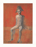 Sitzender Harlekin, c.1905