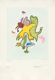 Buy Fantasiewesen mit Rollschuh B, c.1974 at AllPosters.com