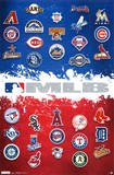 Major League Baseball Logos Map 2012