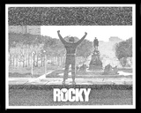 Rocky Movie (Script) Poster Print 80s