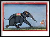 Elephant & Trainer, C1750