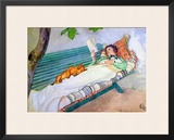 Woman Lying on a Bench, 1913