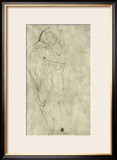 Lovers, Black Crayon (1908)