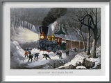Railroad Snow Scene, 1872