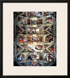 Buy Sistine Chapel Ceiling and Lunettes, 1508-12 at AllPosters.com