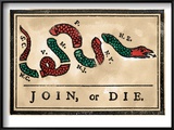 Join Or Die Cartoon, 1754