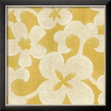 Suzani Silhouette in Yellow II